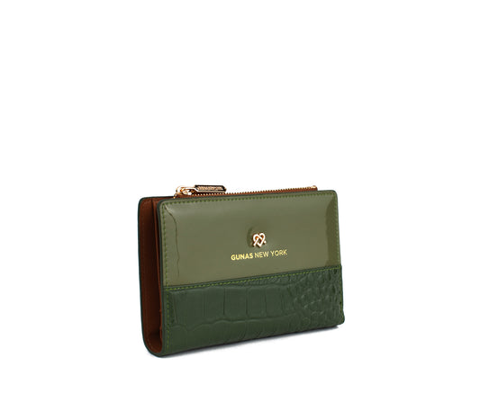 Madison - Green Vegan Leather Wallet