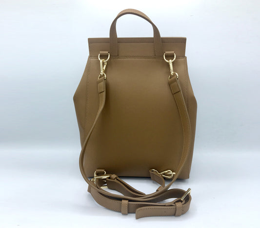 Tan Livia Backpack + Shoulder Bag : Gunas New York 2
