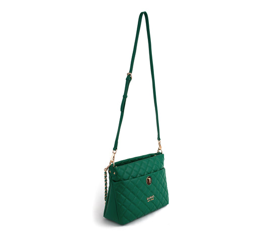 Koi - Green Quilted Vegan Leather Purse