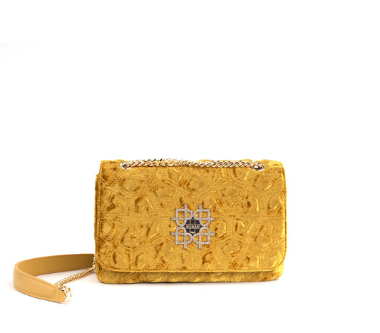 Broadway - Yellow Vegan Shoulder Bag