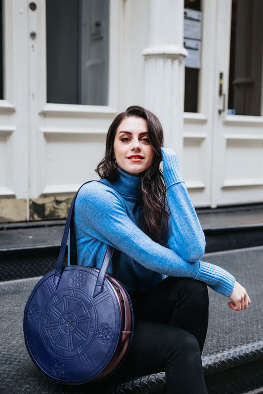 Meghan M Tote Vegan Leather: Gunas New York Model 1