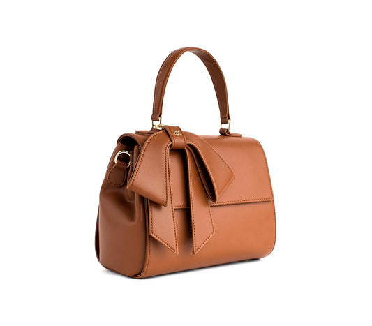 Cottontail - Brown Vegan Leather Bag