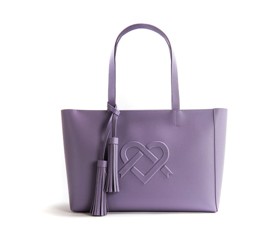 Tippi - Lilac Vegan leather Tote Bag