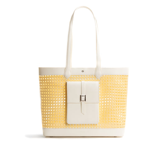 St. Tropez - Off White Straw tote