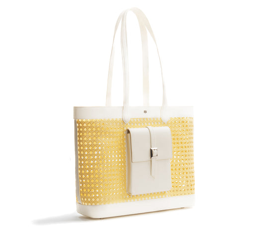 St. Tropez - Off White Straw tote