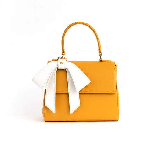 Cottontail - Yellow Vegan Leather Bag