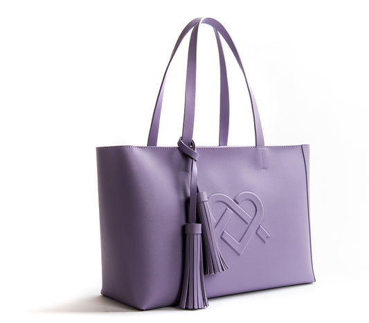Tippi - Lilac Vegan leather Tote Bag
