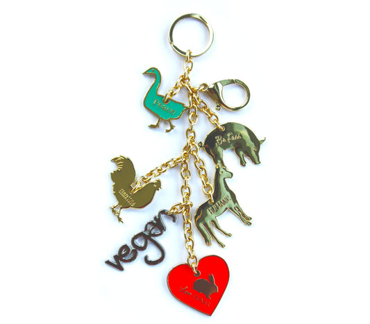 Farm Charms Keychain