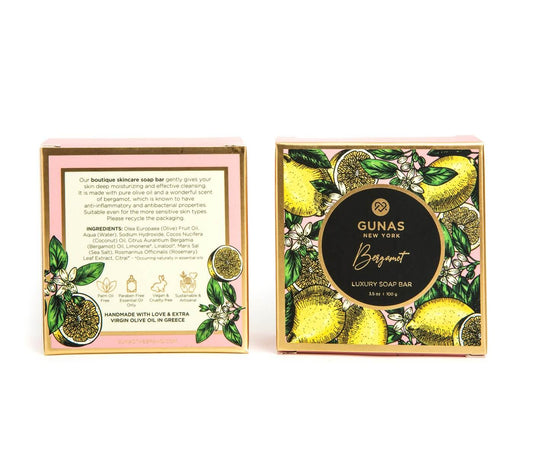 GUNAS Bergamot Luxury Soap Bar 4