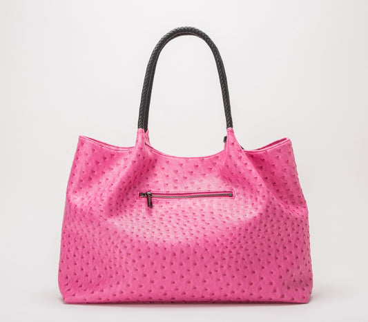 RUTH - Light Pink Vegan Canvas Tote – Gunas New York