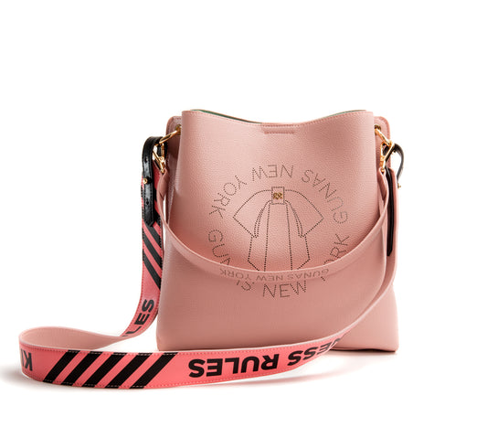 Tabitha - Pink Bucket Bag