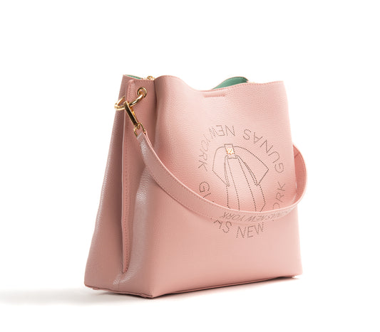Tabitha - Pink Bucket Bag