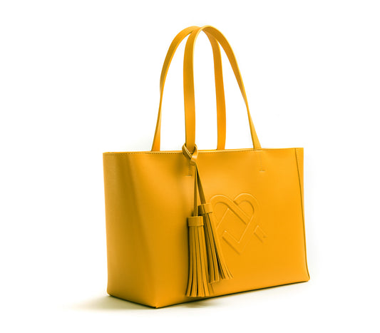 Tippi - Mustard Vegan Tote Bag